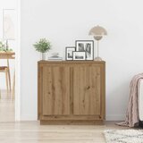  Kreveta Umjetnički hrast 80 x 40 x 75 cm Konstruirano drvo | shoptok.hr