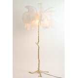 Light & Living Bijela/u zlatnoj boji stojeća svjetiljka sa sjenilom od perja (visina 180 cm) Feather – | shoptok.hr