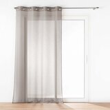 Douceur d intérieur Rjava prosojna zavesa 140x240 cm Lissea – Cene