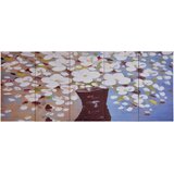  Set zidnih slika na platnu s uzorkom cvijeća u vazi 150 x 60 cm | Eponuda.ba