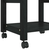  Kuhinjski kolica Jednobojno Crna 88 5 x 40 x 48 cm | shoptok.hr