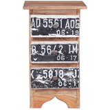  Noćni ormarić 30 x 30 x 51 cm od masivnog drva mahagonija | shoptok.hr