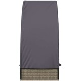  Vrtna postelja s streho siva 211x57x140 cm poli ratan - - Siva - 17.8 - N/A - 2025--Uvoz_4 | Shoptok.si