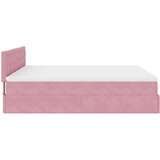 vidaXL Okvir kreveta s madracima ružičasti 180x200cm baršunasti | shoptok.hr