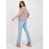 RELEVANCE Blouse-RV-BZ-0224.42-dark beige | Shoptok.si