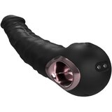 Funny Me - Vodoodporni vibrator z želodom za polnjenje (črn) | Shoptok.si
