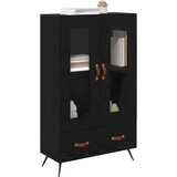  Highboard s ladicama Crni hrast 69,5 x 31 x 115 cm | shoptok.hr