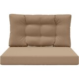  Zunanja blazina za kavč 2 pcs Taupe Poliester, (5000202447) | Shoptok.si