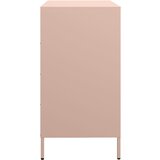  Komoda ružičasta 68x39x73,5 cm hladno valjani čelik | shoptok.hr