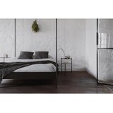 noo.ma Črna jeklena zakonska postelja brez vzglavja/z ogrodjem za baldahin z letvenim dnom 180x200 cm Eton – | Shoptok.si