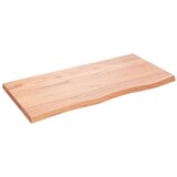 Stolna ploča svjetlosmeđa 100 x 50 x 4 cm tretirana hrastovina | shoptok.hr