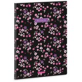 Ars Una Pearl Blossom črna zvezek z dodatno sponko, črtast, A/4 | Shoptok.si