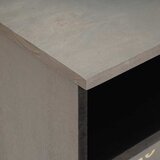  Noćni ormar 2 pcs Siva 40 x 33 x 46 cm Čvrsto drvo manga | Eponuda.ba