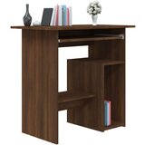  Radni stol boja smeđeg hrasta 80x45x74 cm od konstruiranog drva | shoptok.hr