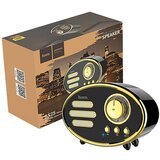 hoco. Zvučnik bežični, Bluetooth,retro, 1200 mAh, 5 h, 5 W, crna – BS25 Time, Bluetooth, retro, black | Eponuda.ba