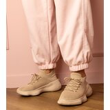 D/CEO marka niezdefiniowana Beige sporty sneakers with sock-like upper Zurry | Shoptok.si