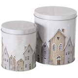 Ena novogodišnji set metalnih kutija 2/1 13/18cm Cene