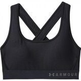 Under Armour UA Armour® Mid Crossback Women's Sports Bra, Black/Black - XS, (20491653) | Shoptok.si
