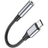  USB audio adapter Type-C to 3.5mm BOROFONE BV16 digital audio converter metal gray Cijene