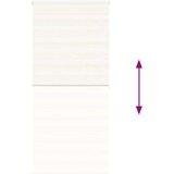 vidaXL Zavjesa zebra 95x200 cm širina tkanine 90,9 cm poliester | shoptok.hr