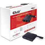 Mini docking station Club 3D USB TYPE C 3.1 GEN 1 TO HDMI 4K60HZ + USB TYPE A 2.0 + USB TYPE C CHARGING 60W DOCKING STATION CSV-1534 Cijene
