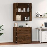  Visoka omara rjavi hrast inženirski les, (20654654) | Shoptok.si