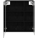  Kupaonski ormar s ogledalom Crni hrast 63,5 x 15,5 x 70 cm | shoptok.hr