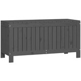 Kutija za pohranu siva 108x42 5x54 cm od masivne borovine | shoptok.hr