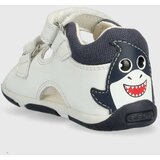 Geox Otroški usnjeni sandali bela barva | Shoptok.si