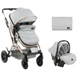 Kikka Boo kolica kaia light grey set 2in1 sa autosedištem ( KKB10199 set )
