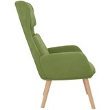  Stolica za opuštanje svjetlozelena baršunasta | shoptok.hr