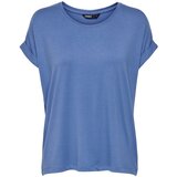 Only Puloverji Noos Top Moster S/S - Blue Yonder Modra Cene