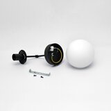  Zidna lampa MOON 1xE27/15W/230V crna | Eponuda.com