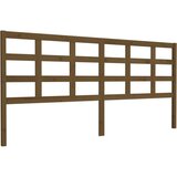  Posteljno vzglavje medeno rjavo 205,5x4x100 cm trdna borovina, (20684492) | Shoptok.si
