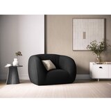 Cosmopolitan Design Temno siv fotelj iz tkanine bouclé Essen – | Shoptok.si