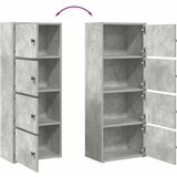  Regal za knjige boja betona 40x24x102 cm konstruirano drvo | Eponuda.ba