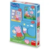 Puzzle za bebe Peppa Pig - Porodica 3/4/5 delova (325135)