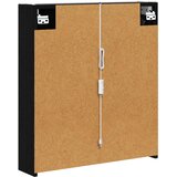  Kupaonski ormar s ogledalom Crni hrast 63,5 x 15,5 x 70 cm | shoptok.hr