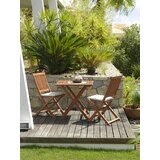Ambia Garden VRTNA ZLOŽLJIVA MIZA les barva tikovine | Shoptok.si