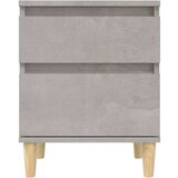  Nočna omarica 2 kosa betonsko siva 40x35x50 cm, (20716467) | Shoptok.si