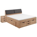 Mömax Postelja Maxi, S Predali, Hrast, 180x200 | Shoptok.si