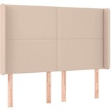  Krevet box spring madrac LED cappuccino 140x200cm umjetna koža | shoptok.hr
