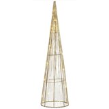 Božićna LED dekoracija – zlatno stošeno drvce, 60 cm Cijene