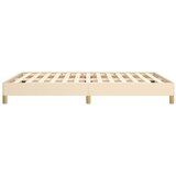  Okvir za krevet bez madraca krem 140 x 190 cm od tkanine | shoptok.hr