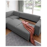 Miuform Siva sklopiva/s prostorom za odlaganje kutna garnitura (s lijevim kutom/u obliku slova L) Classy Sophie – | shoptok.hr