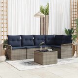  Sjedeća garnitura za vrt 5 kom. poliratan 242,5 x 132,5 x 85 cm | shoptok.hr