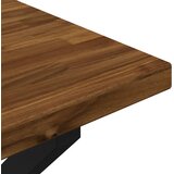  90 x 55 x 75 cm Čvrsto drvo akacije Prirodna i kava Pravokutni | shoptok.hr
