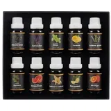 set 10x 15ml aromatičnih eteričnih olj dišav za difuzorje 00021938