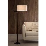 Ellos Home Črna/kremno bela tekstilna stoječa svetilka (višina 160 cm) Josho – | Shoptok.si