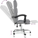  Uredski naslonjač od tkanine svjetlosivi | Eponuda.com
